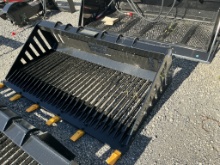 UNUSED GIYI 66" SKID STEER ROCK BUCKET