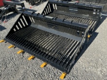 UNUSED GIYI 66" SKID STEER ROCK BUCKET