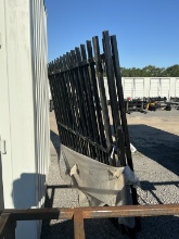 UNUSED SKLP 14' WROUGHT IRON GATE - BENT