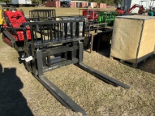 UNUSED MOWER KING 48" SKID STEER FORKS