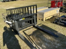 UNUSED MOWER KING 48" SKID STEER FORKS
