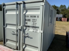 UNUSED 11FT CONTAINER W/ SIDE DOOR & WINDOW