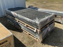 (15)UNUSED 4FTX8FT GROUND PROTECTION MATS