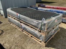 (15)UNUSED 4FTX8FT GROUND PROTECTION MATS