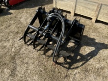UNUSED 38" MINI SKID STEER ROOT GRAPPLE