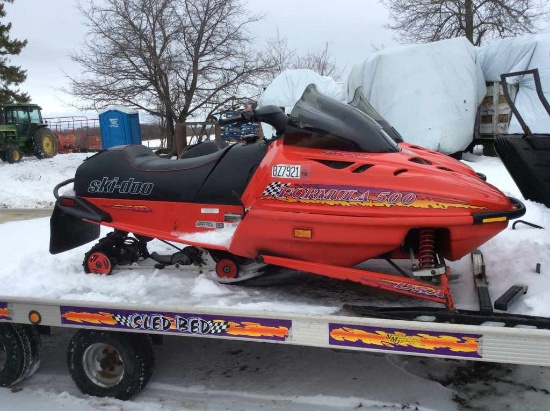 Ski-Doo Formula 500 snowmobile