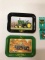 2 JD Trays (2000 & 2002) and 1 JD Collectible Spoon