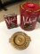 2 Velvet Pipe & Cigarette Tobacco Cans - 1 Ash Tray from Kewpee Lunch and Annex Winona, MN