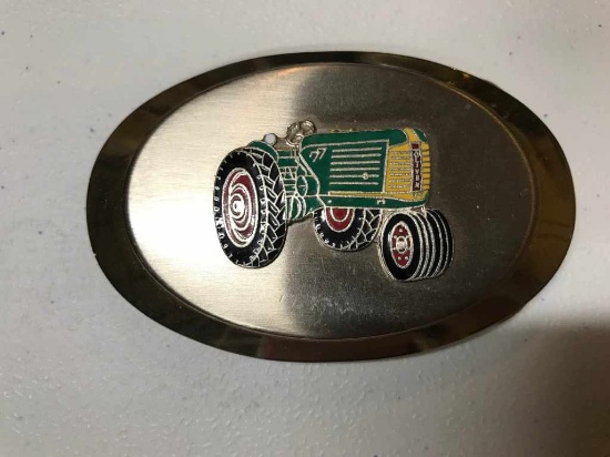 5 Belt Buckles:  MH, Case, 2 Oliver, Lake Region Pioneer Threshermen Dalton, MN
