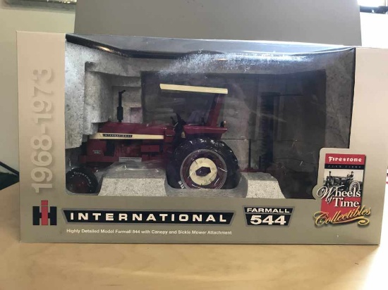 Two 2014 IH 544 - ROPS & Sickle Bar Mower, Firestone Tires