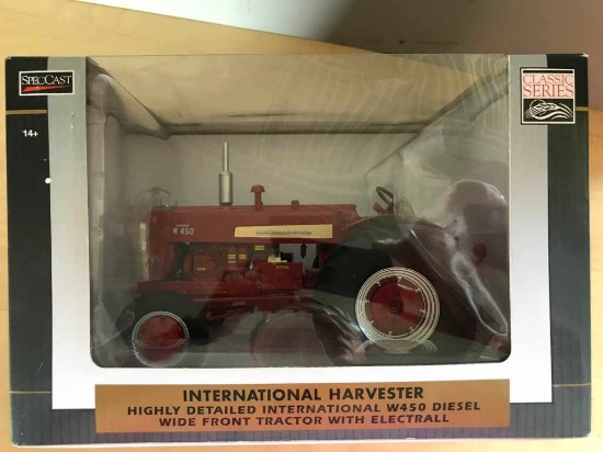 International W450 - Highly Detailed Diesel Wide Front End Tractor With Electrall