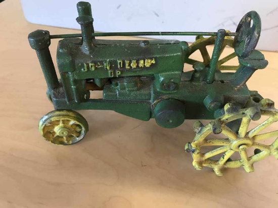 JD Tractor With Spoke Yellow Wheels - No box