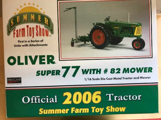 2006 Oliver Super 77 Tractor With #82 Mower, Summer Farm Show 2006