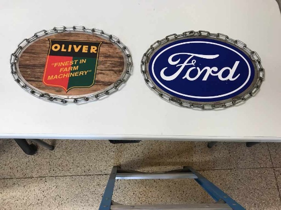 Oliver And Ford Signs