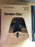 Tandem Disc, Blue, Retractable Wheels, Roller Gangs fold up