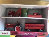 2014 Case IH Tractor And Wagon Set With Backhoe, Blade And Bale