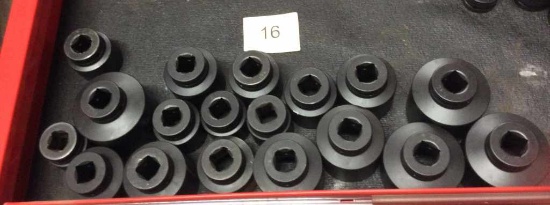 Snap-on 3/4 drive impact socket set metric 17-50mm