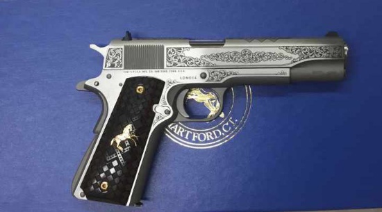 Colt Louis Daniel Nimschke, Part # O1070A1LDN, Engravers Series .45 Pistol - NIB