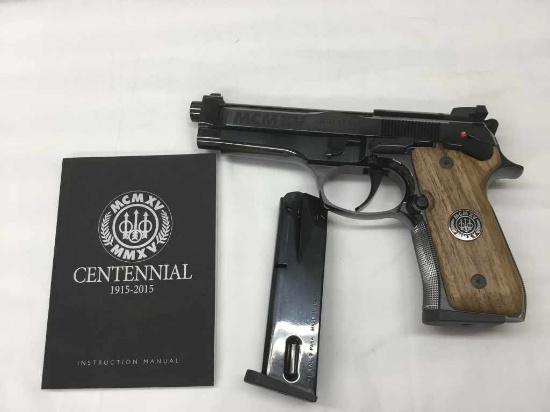 Beretta MMXV- Centennial 100th Anniversary 9mm Pistol- NIB