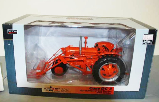 Case DC-3 NF Gas Tractor with Loader - SpecCast - Classic Series