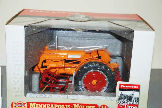 Minneapolis Moline Model U Tractor w/"CQ" 2-row Cultivator