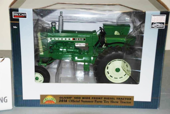 Oliver 1850 Diesel WF Tractor - SpecCast - Classic Series