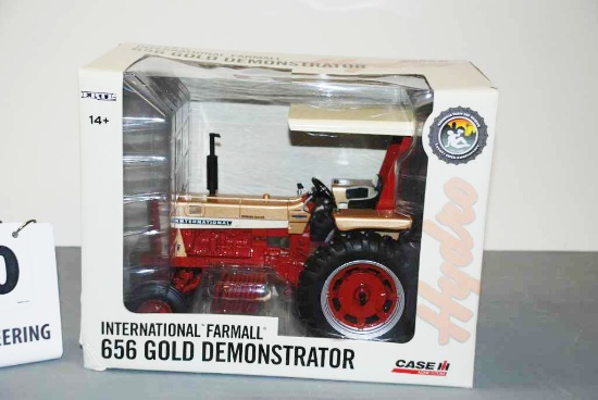 Case IH International Farmall 656 Gold Demonstrator Tractor - Ertl