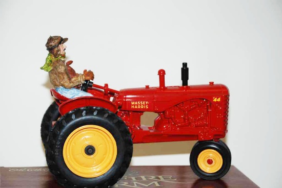 Foxfire Farm Massey Harris 44 Tractor w/Collectible Figurine - "Matt" #22