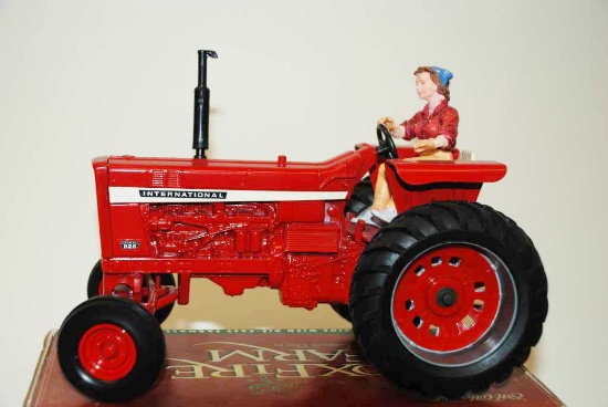 Foxfire Farm Farmall 826 Tractor w/Figurine
