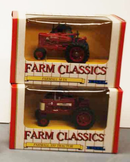 Two Farm Classics - Farmall M-TA & Farmall 350 Tractors - Ertl