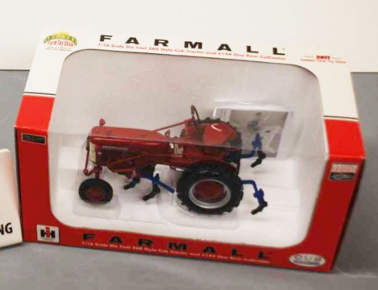 IH Farmall 560 Style Cub Tractor and #144 One Row Cultivator