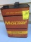 MM hydraulic oil can, brown