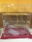 Clear Plastic Display Case w/lock and key - 3 shelves