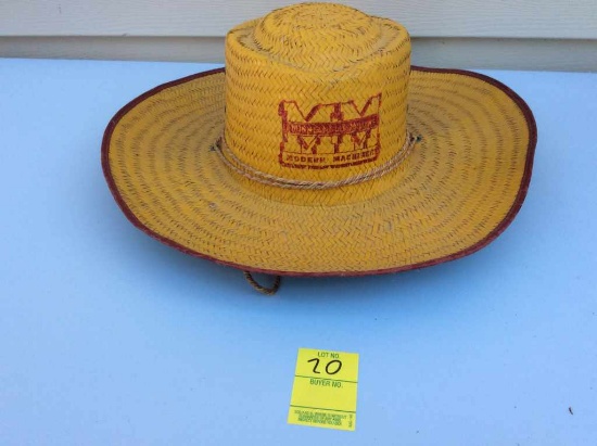 Yellow straw hat