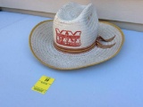 White straw hat