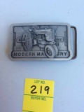 MM belt buckle with ZB tractor