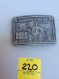 MM belt buckle with 5-star tractor