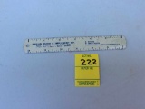 MM 6' steel ruler, Cental City, Nebraska