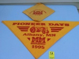 Pioneer Days, Albany, MN handkerchief and napkin