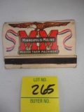 MM matchbook WWII