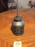 MM oil can, green