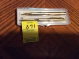 MM ball-point and pencil set, new in case