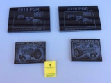 Four 2018 PGR plaques from the Siouxland Collectors