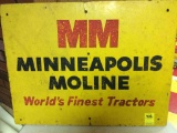 MM World's Finest Tractors wooden sign