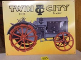Twin City steel sign Model 1220