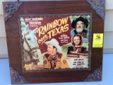 Roy Rogers/Dale Evans/Gabby Hayes plaques, Rainbow over Texas