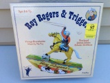 Roy Rogers and Trigger wind-up tin toy