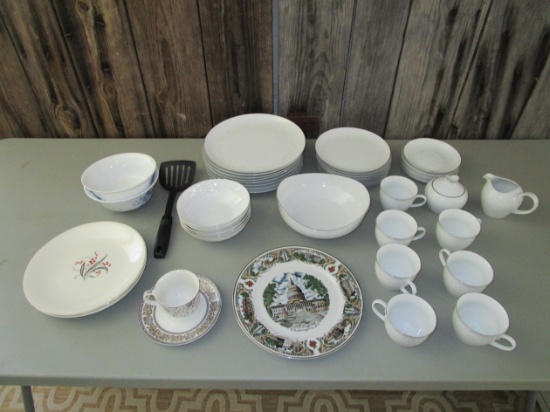 Large Lot of Misc. Plates and Saucers