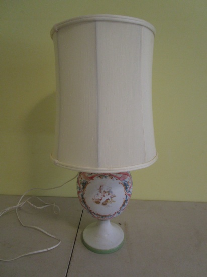 Vintage Painted Lamp