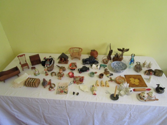Large Lot of Misc. Figurines, Toys, and Other Misc.